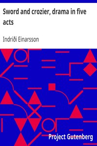 Sword and crozier, drama in five acts book cover