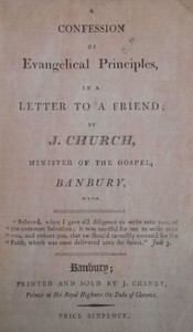 A Confession of Evangelical Principles: in a letter to a friend book cover